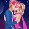 Szuper Barbie szerelmes csókja